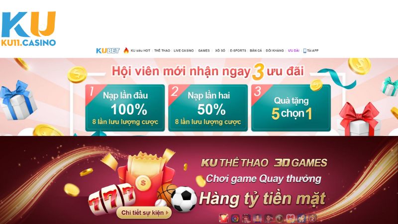 Ku11 tích cực cho ra các chương trình khuyến mãi